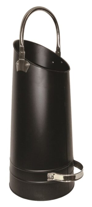 leinbacher nádoba na uhlí - černý niklované držadlo