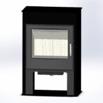 Front view of the 6051 Fireplace Stove