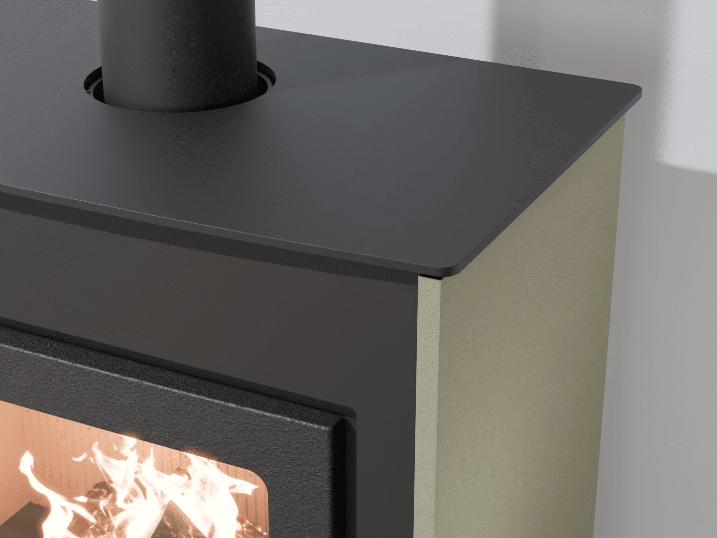 2101_Fireplace stove with heat exchanger_cement grey_KamnaSchejbal_Kamna Schejbal_Kamnazvyroby_detail pravý bok