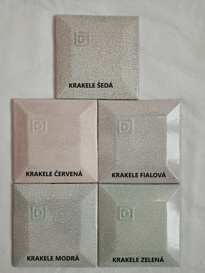 Sample of crackle tiles